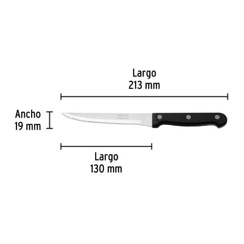 CUCHILLO DE SIERRA 5" MANGO POLIPROPILEN