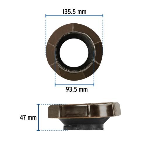 CUELLO DE CERA CON GUIA PARA WC 170 G FOSET