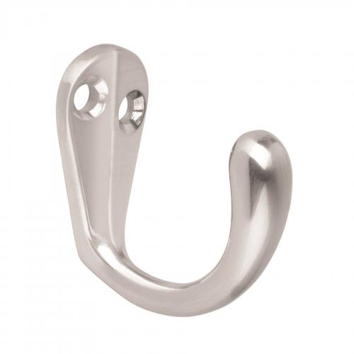 GANCHO SENCILLO TIPO PERCHERO 4 CM NIQUEL SATINADO HERMEX