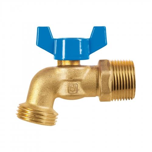 LLAVE DE ESFERA DE LATON 3/4 Plg. CON ROSCA PARA MANGUERA FOSET