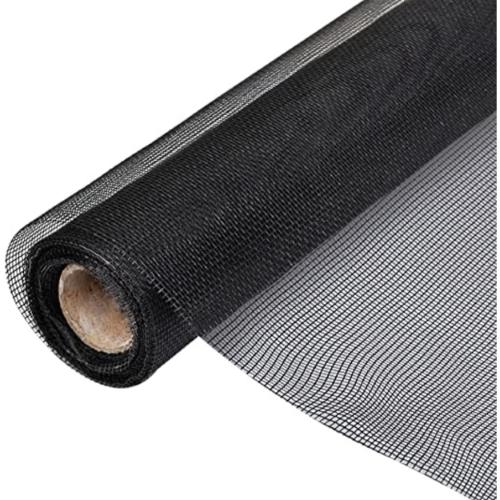 ROLLO DE 30 M X 0.6 M MALLA MOSQUITERA FIBRA DE VIDRIO NEGRA