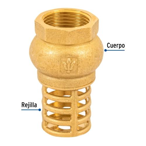 PICHANCHA CON REJILLA DE LATON 3/4 Plg. FOSET